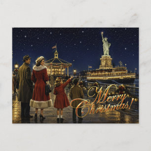 1950er amerikanische Weihnachten Statue of Liberty