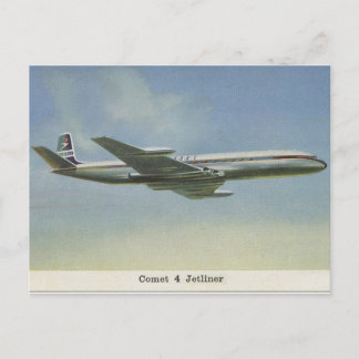 1950er Comet-Jetliner-Postkarte Postkarte