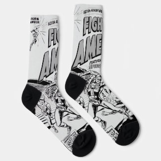 1950er 'Fighting American' Action Comic Socken
