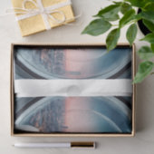 1950er Frau in großen Gläsern und Plexiglas Seidenpapier (Geschenk)