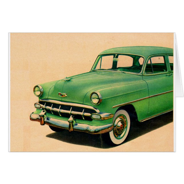 1950er grüner Chevy (Vorderseite (Horizontal))