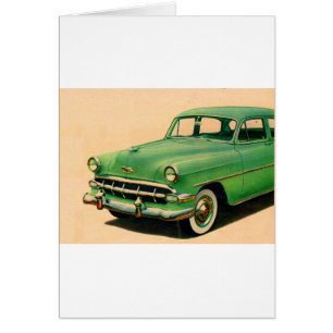 1950er grüner Chevy