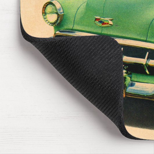1950er grüner Chevy Mousepad (Ecke)