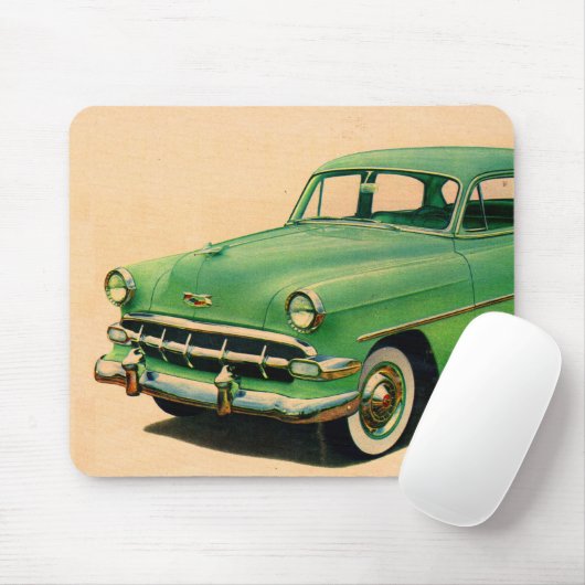 1950er grüner Chevy Mousepad (Mit Mouse)
