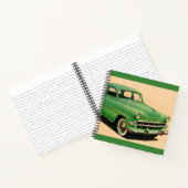 1950er grüner Chevy Notizblock (Innenseite)