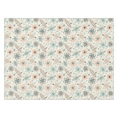 1950er Jahre Atomzeitalter Raumfahrt Sterne Wissen Tischdecke (Vorderseite (Horizontal))