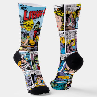 1950er Jahre Der lebende GHOST! Comic Strip Socks Socken
