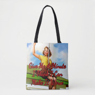 1950er Jahre Fixing Antenna von Gil Elvgren Tasche