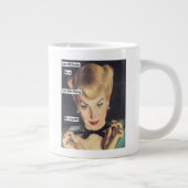 1950er Jahre Funny Retro Hausfrau mit Sass Jumbo-Tasse (Rechts)