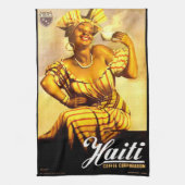 1950er-Jahre Haiti Coffee Corporation und Geschirrtuch (Vertikal)