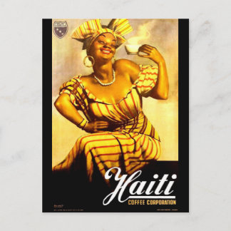 1950er-Jahre Haiti Coffee Corporation und Postkarte