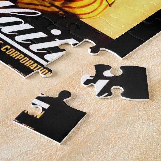 1950er-Jahre Haiti Coffee Corporation und Puzzle (Seite)