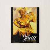 1950er-Jahre Haiti Coffee Corporation und Puzzle (Vertikal)