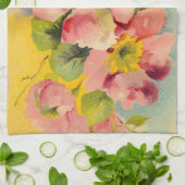 1950er Jahre Küche Vintag Retro Floral Küchentuch (Gefaltet)