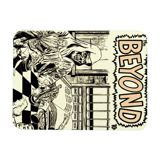 1950er Jahre *The BEYOND* Horror Comic Magnet (Horizontal)