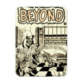 1950er Jahre *The BEYOND* Horror Comic Magnet (Vertikal)