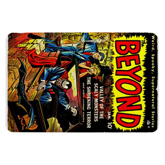 1950er Jahre *The BEYOND* Horror Comic Magnet (Horizontal)