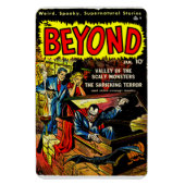 1950er Jahre *The BEYOND* Horror Comic Magnet (Vertikal)