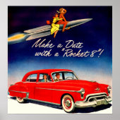 1950er Jahre Treffen Sie mit Rocket 88 Poster (Vorne)