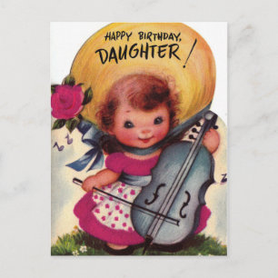 1950er Jahre Vintage Alles Gute zum Geburtstag Toc Postkarte