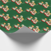 1950er Jahre Weihnachtsgeschenk Wrap - Chor Childr Geschenkpapier (Ecke)