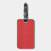 1950er Jahre zeigen junge Frauen Gepäckanhänger (Rückseite vertikal)