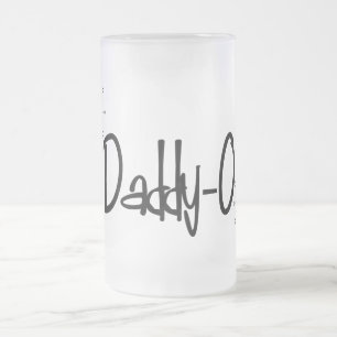1950er Papa **DADDY-0** Glasbecher Mattglas Bierglas