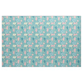 1950er Retro-Atom-Pastell-Muster Stoff (Fat Quarter (45,7 x 55,9 cm))