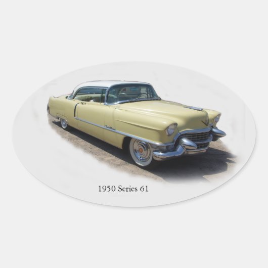 1950er-Serie 61 Ovaler Aufkleber (Vorderseite)