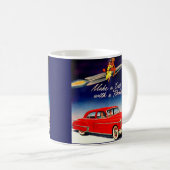1950er: Treffen Sie ein Datum mit Rakete 8 Kaffeetasse (VorderseiteRechts)