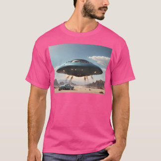 1950er UFO Classic Car Canvas drucken aus dieser W T-Shirt