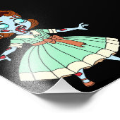 1950er Zombie Mädchen Fotodruck (Ecke)