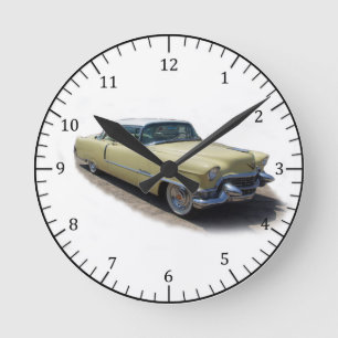 1950S61 Classic Car Clock Runde Wanduhr