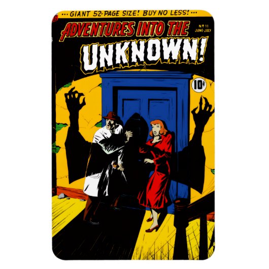 1950's 'Adventures into the Unknown' Magnet (Vertikal)