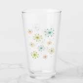 1950s Atomic Fireworks Starbursts Mid Century Glas (Rückseite)