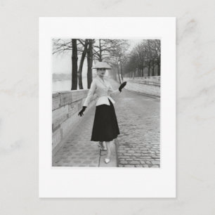 1950s Fashion Postcard Postkarte