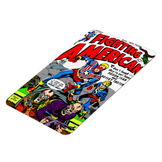 1950's 'Fighting American' Magnet (Linke Seite)