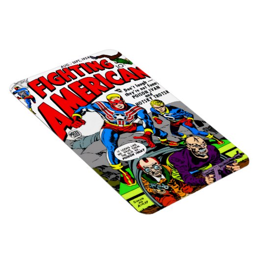 1950's 'Fighting American' Magnet (Rechte Seite)