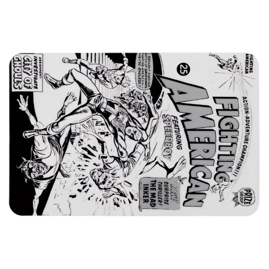 1950's 'Fighting American' Magnet (Horizontal)