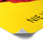 1950s German Election Poster Never again! Labour (Ecke)