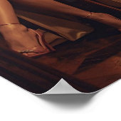 1950s Hollywood Starlet Pin-Up – Retro Poster (Ecke)