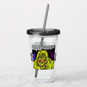 1950's HORROR Comics Acrylic Tumbler Acryltrinkbecher (Rückseite)