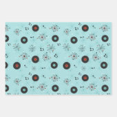 1950s Retro Music Records Geschenkpapier Set (Vorderseite 2)