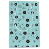 1950s Retro Music Records Mittlere Geschenktüte (Vorderseite)