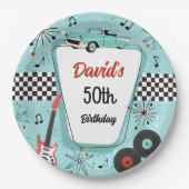 1950's Retro Party Pappteller (Vorderseite)