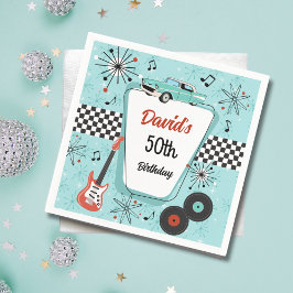 1950's Retro Party Serviette