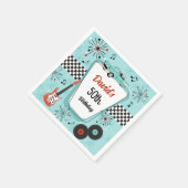 1950's Retro Party Serviette (Ecke)