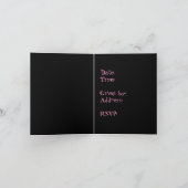 1950s Sock Hop Einladung (Innenseite)