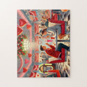 1950s Valentine Diner Retro Romance Puzzle (Vertikal)