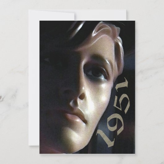 1951, 60. Geburtstagspartei Einladung (Vorderseite)